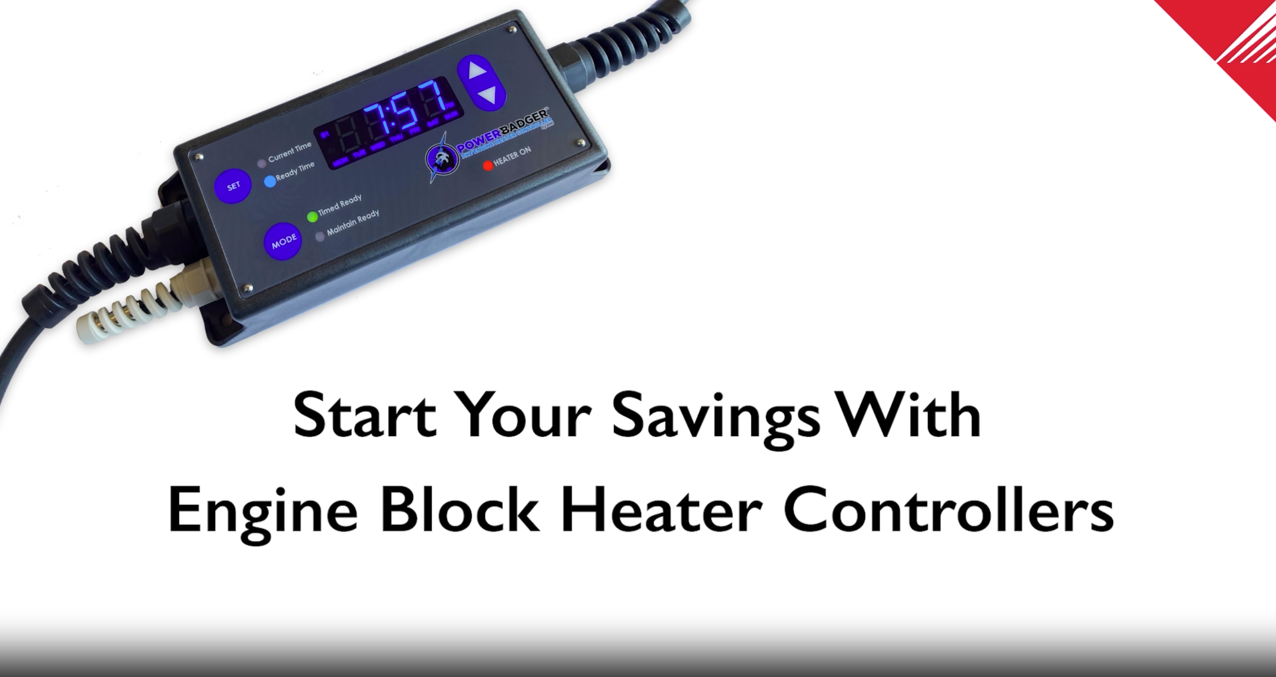 Start your savings with engine block heater controllers